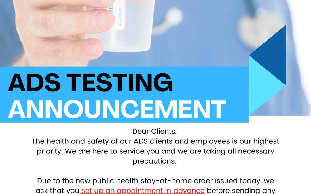 ADS TESTING ANNOUNCEMENT
